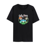 Sally Face T Shirts Adventure Puzzle Series Men and Women Casual Loose-Fitting T-shirt