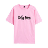 Sally Face T Shirts Adventure Puzzle Series Men and Women Casual Loose-Fitting T-shirt