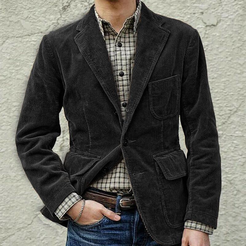Men Jack Men's Casual Fashion Solid Color Coat Men