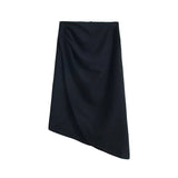 Women Skirt High Waist Slit Slim Fit Slimming Sheath Skirt
