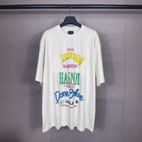 Men T-shirts make old short-sleeved T-shirts loose and casual