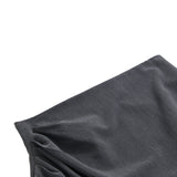 Women Skirt High Waist Slit Slim Fit Slimming Sheath Skirt