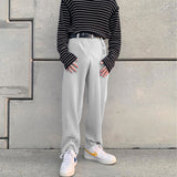 Men Pant Men's Casual Fashion Trends Solid Color Pants