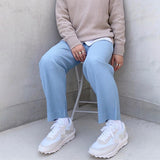 Men Pant Men's Casual Fashion Trends Solid Color Pants