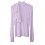 Women Long Sleeve Shirt Bottoming Shirt T-shirt Tights Top for Women