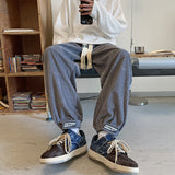 Men Sweatpants Corduroy Pants Men's Spring and Autumn Casual Pants Korean Style