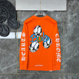 Chh Chrome Heart Long Sleeve Shirt Unisex Fashion Loose Long Sleeve Shirt