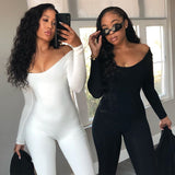 Women Jumpsuit Summer Fashion Long Sleeve Slim Fit
