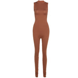 Women Jumpsuit Women's Spring Clothing Sleeveless Slim Fit Bodysuit