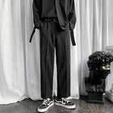Men Sweatpants Suit Pants Men Loose Draping Effect Autumn and Winter Leisure