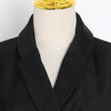 Frankie Shop Hourglass Blazer Autumn Fashion Temperament Leisure Solid Color Coat