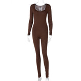 Women Jumpsuit Summer Fashion Long Sleeve Slim Fit