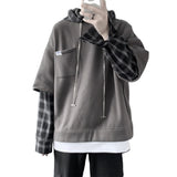 Men Hoodie Hooded Sweater Men Autumn and Winter Wild Hong Kong Style Loose