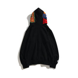 Bathing Ape Hoodie Camouflage Cardigan Men's and Women's Sweater Hoodie Coat