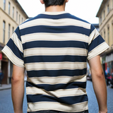 Men's T-shirt Striped Short-Sleeved T-shirt