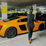 Women Jumpsuit Women's Spring Clothing Long Sleeve Turtleneck