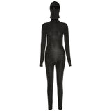 Women Jumpsuit Women's Spring Clothing Long Sleeve Turtleneck