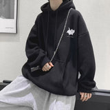 Men Hoodie Hooded Sweater Men's Spring and Autumn Fashion Brand Baggy Coat