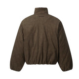 Unisex Down Jacket Winter Lamb Fleece Cotton Jacket
