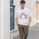 Men's T-shirt Short-Sleeved T-shirt Men's and Women's Loose