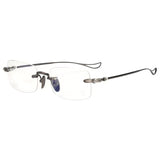 CHH Chrome Hearts Glasses Crowe Glasses Frame Business Gold Edge Punching