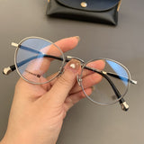 CHH Chrome Hearts Glasses Pure Titanium Round Ultra Light Myopia Glasses Frame