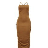 Women Dresses Spring Sexy Sheath Long Sling Dress