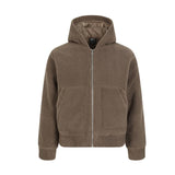 Unisex Down Jacket Winter Lamb Fleece Hooded Jacket