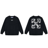 Off OW White Sweatshirt White eraser
