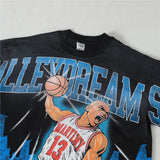 Men's t-shirt with rhinestone print, 100% cotton print