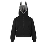 Unisex Down Jacket Winter Doberman Fleece Padded Jacket