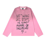 Unisex long-sleeved shirt autum inkjet graffiti