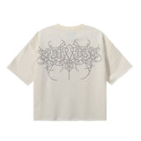 Bkys hot diamond washed pure cotton hip hop direct spray printed t-shirt g