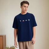 Men's T-shirt Short-Sleeved T-shirt Men's and Women's Loose