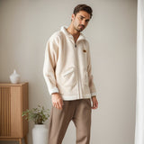 Men Jacket Retro Simple Baggy Coat