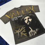 Men's t-shirt with rhinestone print, 100% cotton print