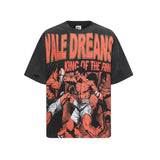 Valley t-shirt men's direct spray hip hop printing g pure cotton style