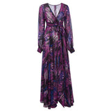 Jungle Print Maxi Dress Spring Summer Women's Wear Dress Maxi Dress
