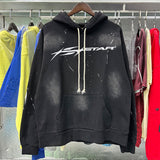 Hoodie Retro abstract print