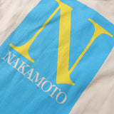 Satoshi letter print pure cotton t-shirt