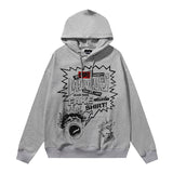 Hoodie Retro abstract print