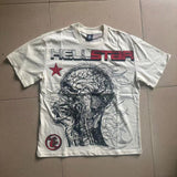 HS T Shirt Graffiti Printing