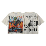 Bkys hot diamond american printing pure cotton t-shirt g