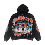 Hip-hop hoodie american trader skull printing retro washed and distressed rock loose hooded sweatshirt hoodie