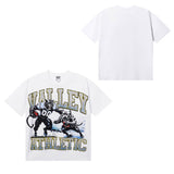 Vale direct injection printing hot diamond washed pure cotton t-shirt g