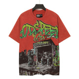 Godspeed men's youth t-shirt - short sleeve, washed print, 100% cotton, american retro style