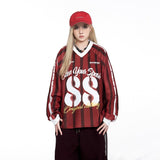Unisex long-sleeved shirt autumretrostripes