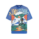 Men's t-shirt with rhinestone print, 100% cotton print