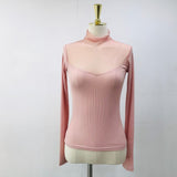 Women's Long Sleeve Shirt Women's Slim-Fit Long-Sleeved Bottoming Shirt