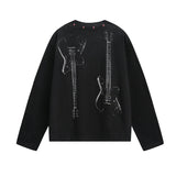 Unisex long-sleeved shirt autumretroloose